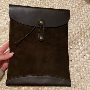 Coach Leather and Suede Pouch